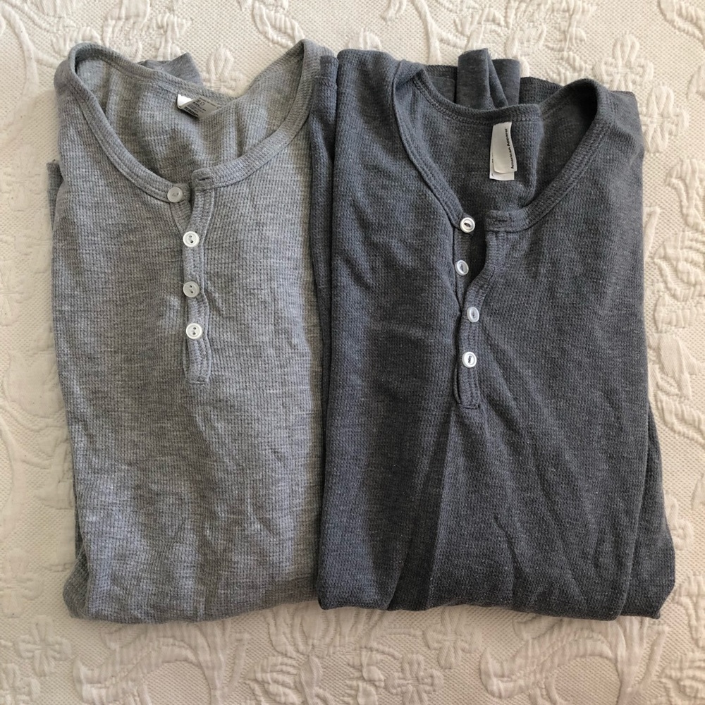 American Apparel Long Sleeve Bundle in Gray